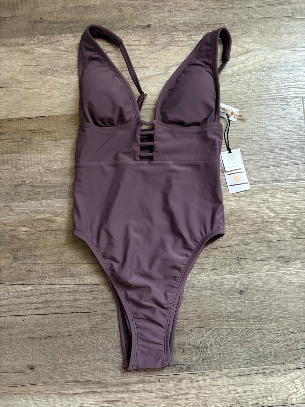 Shade & Shore One-Piece Swimsuit in Plum Mauve